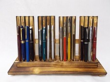 Pen stand rack holder rest desk top ink fountain pen display stand hold 16 pens