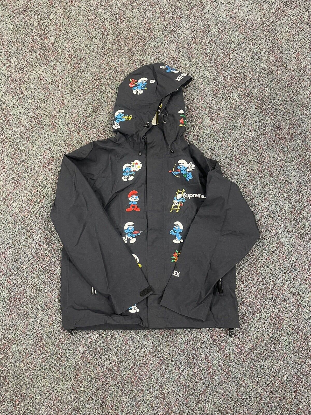 シェルジャ supreme × smurfs GORE-TEX ブランド