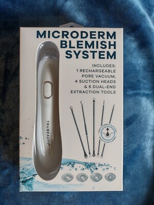 Microderm Blemish System with Pore Vacuum & Extraction Tools by Trubeauty