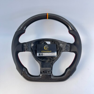 Customize Carbon Fiber Steering Wheel For VW Golf R MK5 MT GTI R32 Jetta 2003+