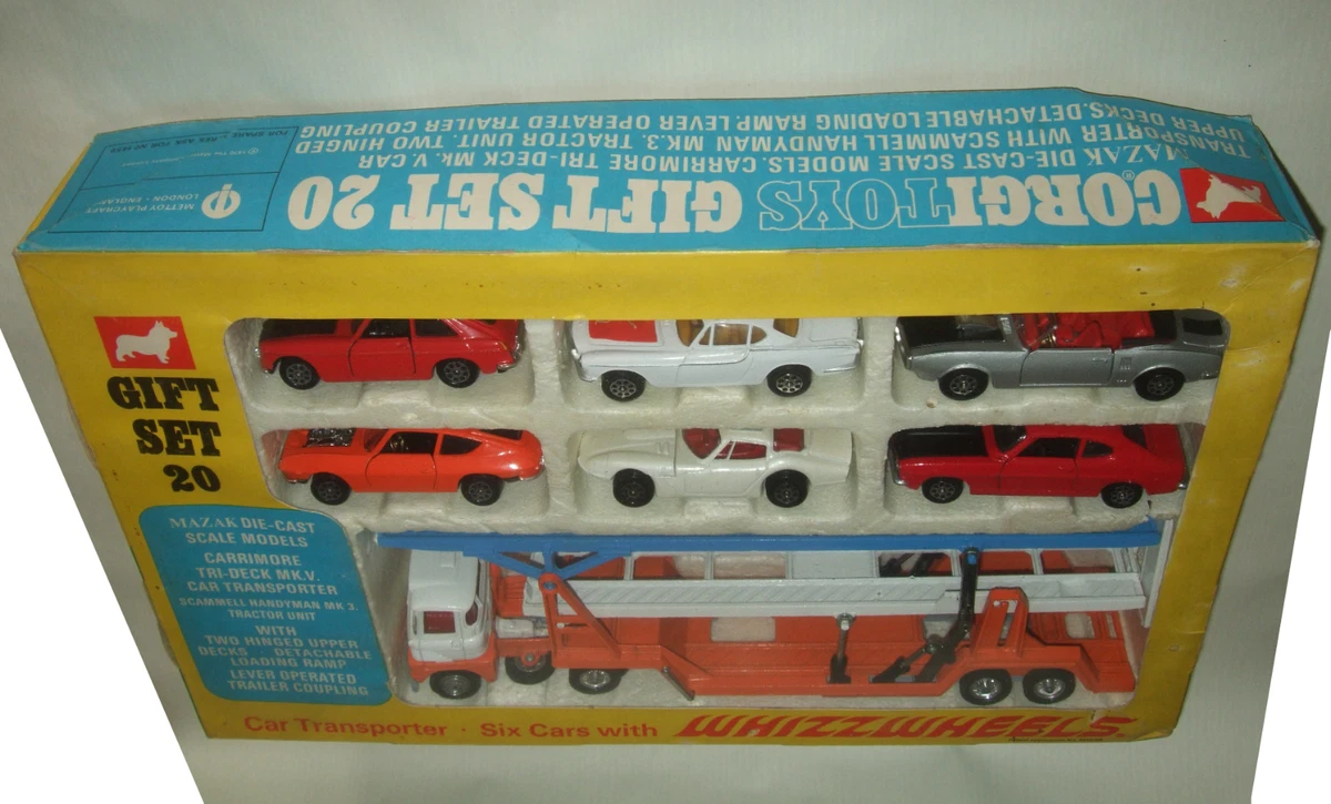箱付き CORGI jr Car Transporter Corgi Toys Gift Set 20 Car