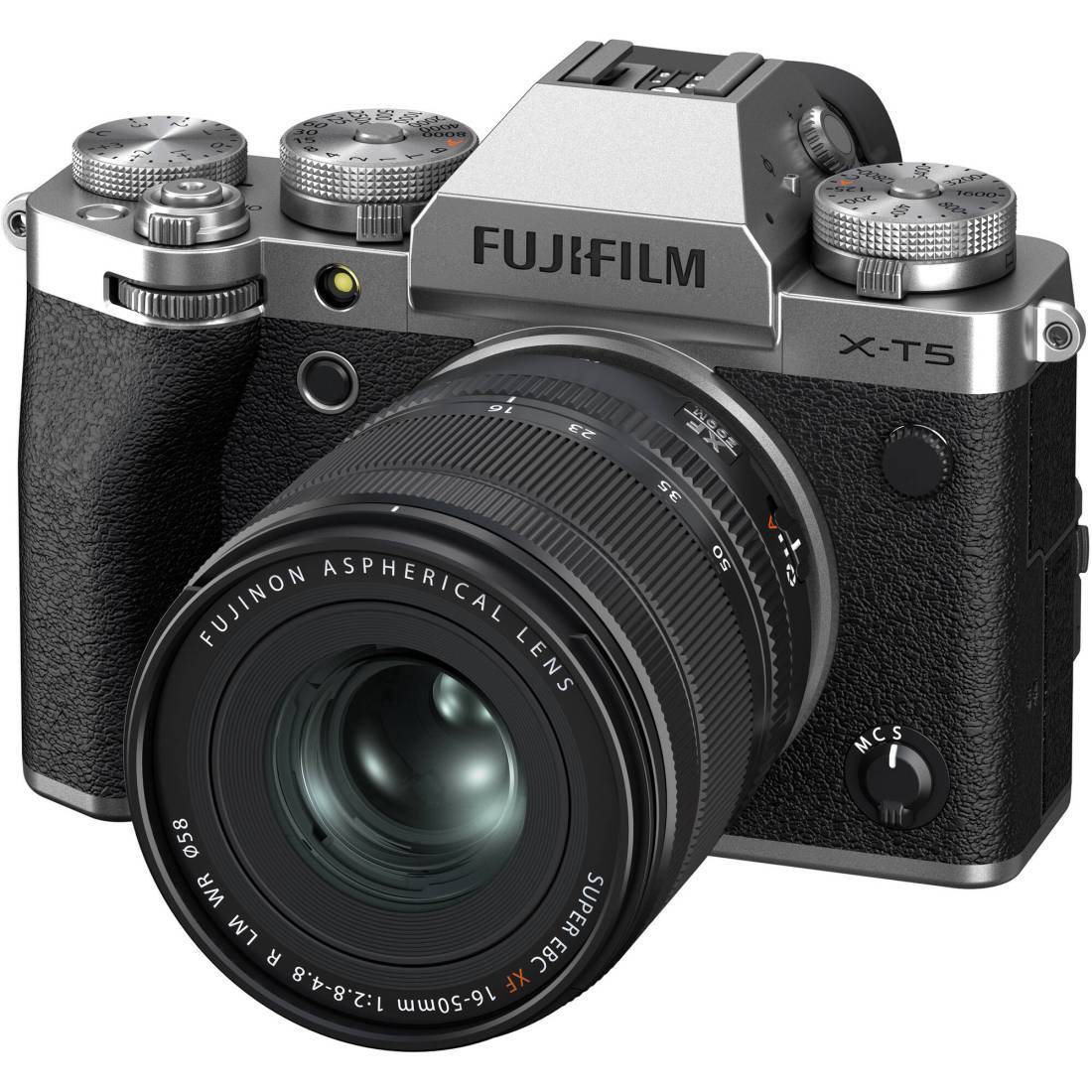 FUJIFILM X-T5 kit XF 16-50mm f/2.8-4.8 Lens (Silver)