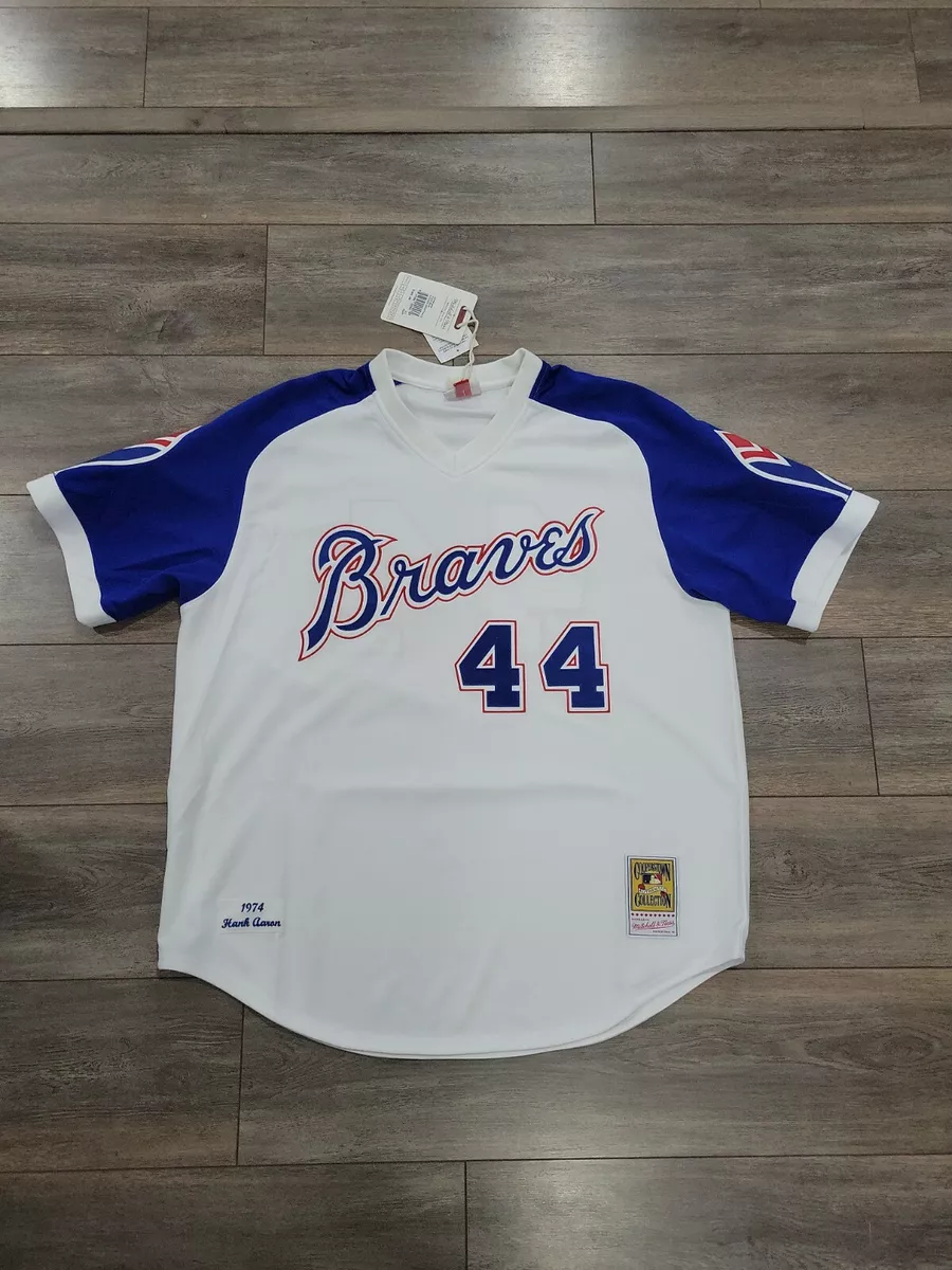 Hank aaron mitchell sales and ness jersey