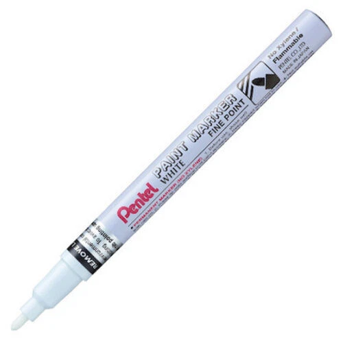White fine on sale tip permanent marker
