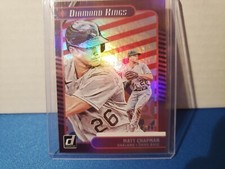 2021 Donruss Baseball Matt Chapman Red Stripe Diamond kings Insert #'d /2021