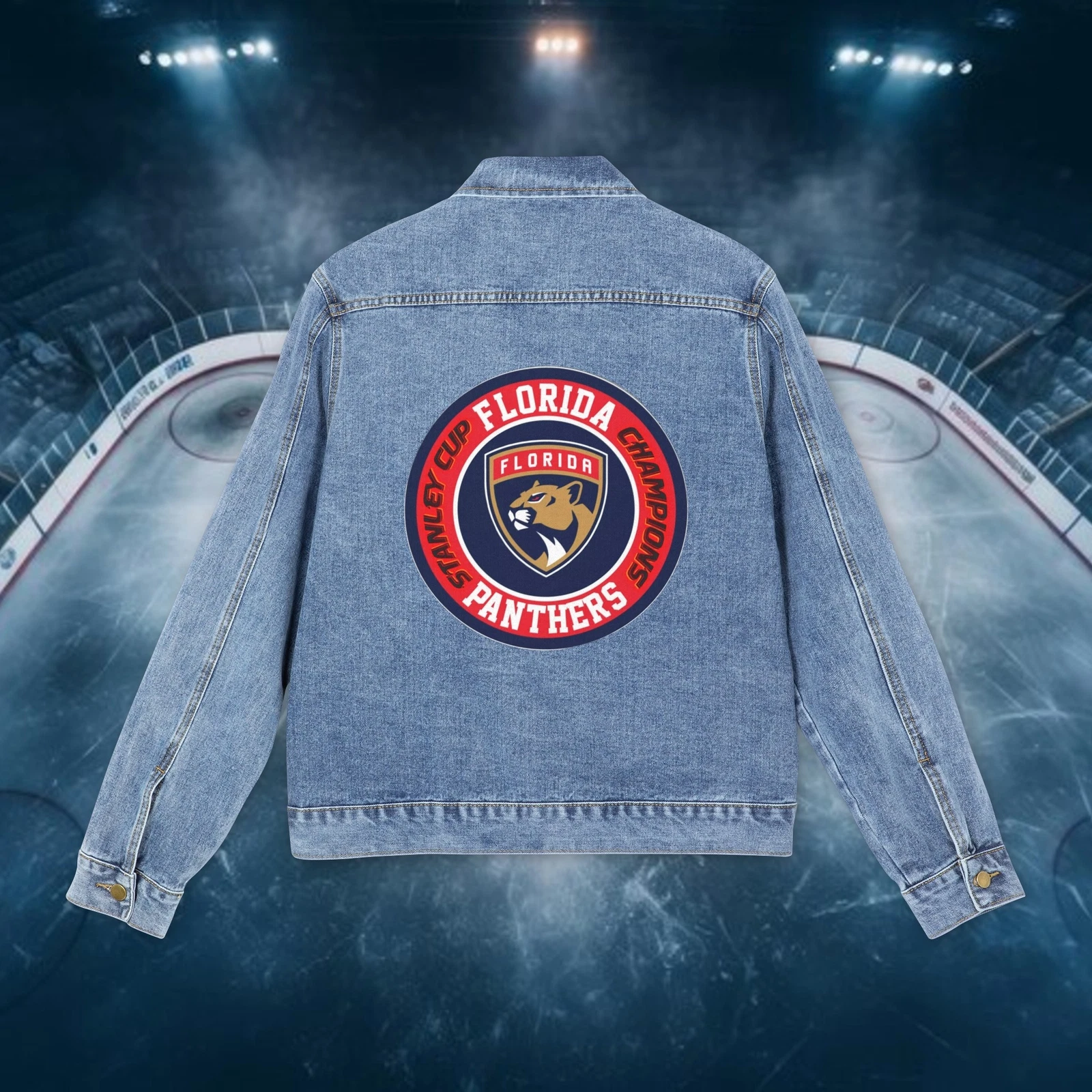 Men's Denim Jacket Florida Panthers
