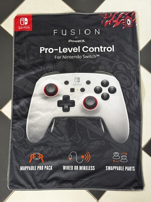 Nintendo Switch PowerA Controller GameStop Fabric Advertising Promo 23x34  RARE!!