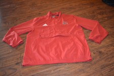 K11- Adidas Arkansas State Red Wolves Red Pullover Size Men's Medium