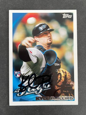 2010 Topps SIGNED: Kyle Phillips, BLUE JAYS #66