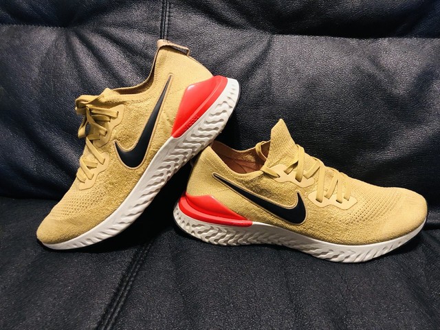 nike epic react flyknit 2 gold
