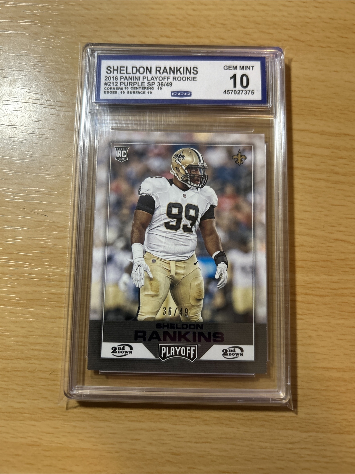 Sheldon Rankins Panini Playoff #212 Base