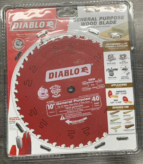 Freud Saw Bld 10In 40T 25821612 Hand & Power ToolsCircular Saw Blades