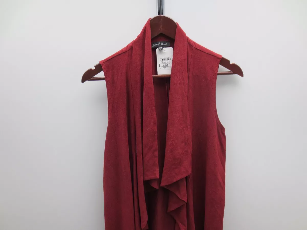 Sleeveless waterfall deals vest