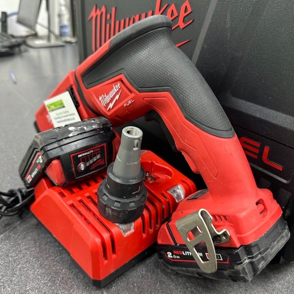 Milwaukee Drywall ScrewGun Cordless M18FSGC0X with Collated Attachment CA55 eBay