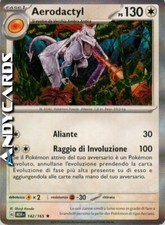 AERODACTYL 142/165 • Rara Holo Foil • Scarlatto e Violetto - 151 MEW POKEMON