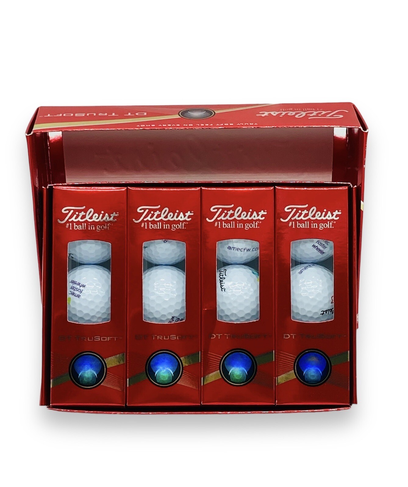 Titleist DT TruSoft Golf Balls 1 Ball In Golf 1 dozen 12 NEW In box W