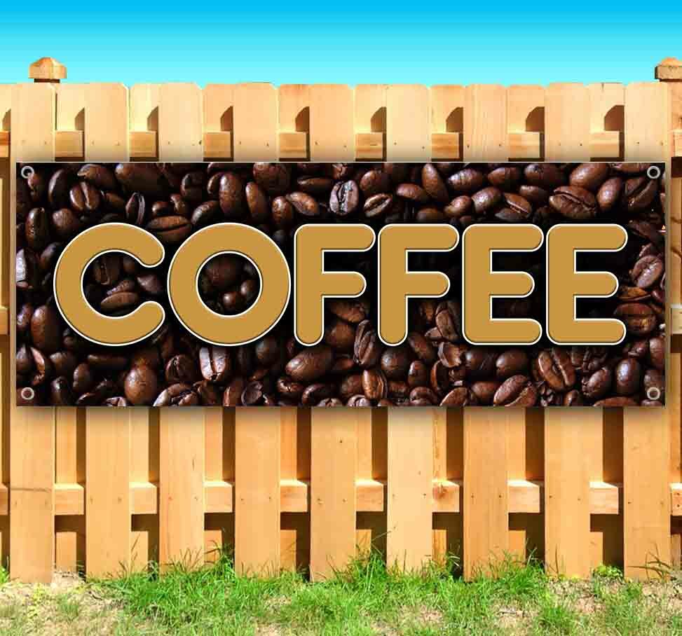 COFFEE Advertising Vinyl Banner Flag Sign Many Sizes LATTE ESPRESSO