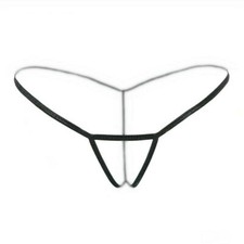 Unisex Mini Micro Thong G-string Shiny Low Waist Bondage Underwear Briefs Pantie