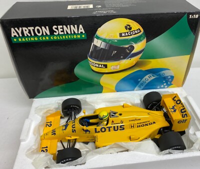 Minichamps 1:18 Ayrton Senna 12 Lotus Honda 99T 1987 Camel Limited Edition 533