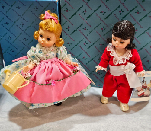 Madame Alexander Lot of 2 Dolls Mary Mary #451 & Red Boy #740