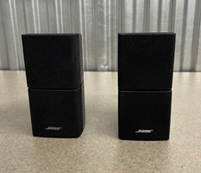 2 Bose Dual Cube Speakers Acoustimass Lifestyle Mountable Surround