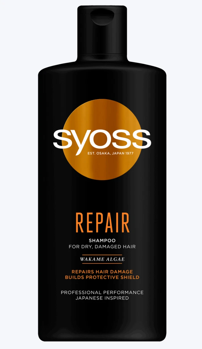 Syoss Repair Shampoo For Dry Damaged Wakame 440ml | eBay