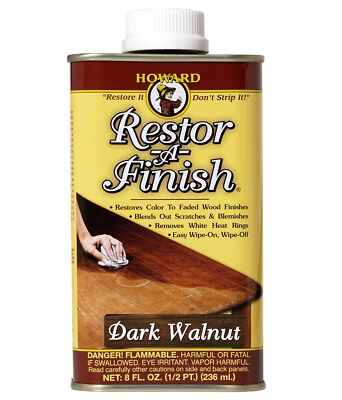 HOWARD - Restor-A-Finish: Restore Your Dark Walnut Wood Finishes Repair Scrat...