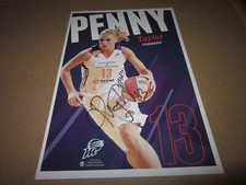 PENNY TAYLOR SIGNED AUTOGRAPHED 2014 PHOENIX MERCURY 5X8 TEAM ISSUE PHOTO #B1
