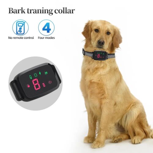 Dog Bark Collar Compact Anti Barking Remote Stop Training Sound Vibrate-Shock AU - Picture 6 of 13