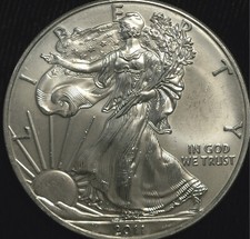 USA Dollar $1 2011 Ounce 31g .999 Fine SILVER Eagle Genuine (BD) 33.10 per troy oz