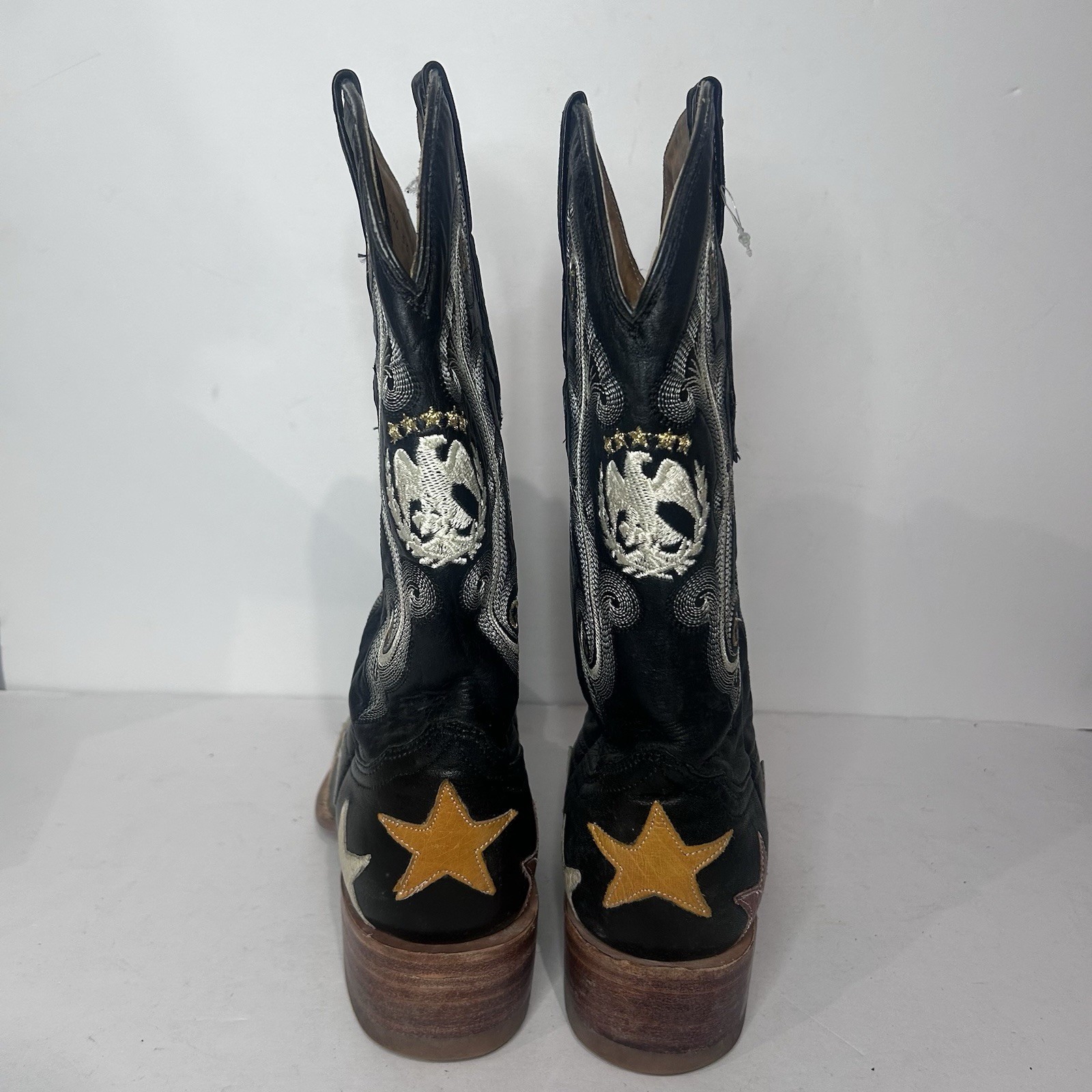 El General Men’s Bull Patterns Patchwork Western … - image 5