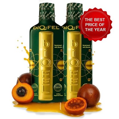 BIQFEL Borojo Chontaduro Liquid Supplement 2 Bottles 500ml Men Energy Vitality