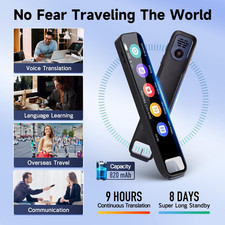 Smart Translation Pen Text Scanner Reader AI Voice Translator Device UK
