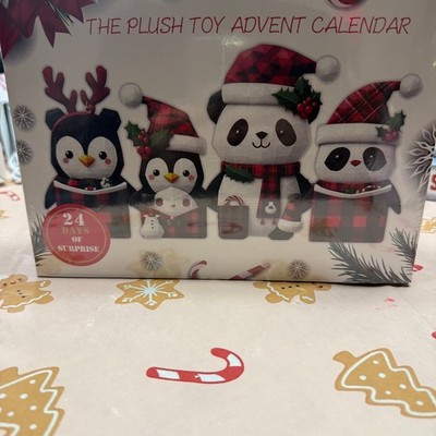 Christmas Plush Toy Advent Calendar - 24 Days of Surprise Holiday Countdown