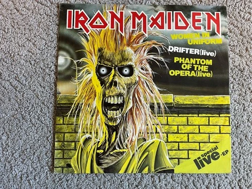 Vinyl 12" Single - Iron Maiden - Women In Uniform - First Press - Mint Condition