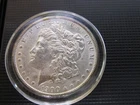 1900-P Morgan Silver Dollar, Mint Condition, Bright White w/ Luster!