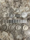 Collectible Silver Assorted Lot -Total 28.67gr (1.01 OZ) Rounds, Bars, & Coins