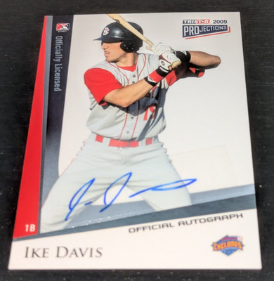 Ike Davis New York Mets 2009 TRISTAR PROjections Autographs ROOKIE RC #58