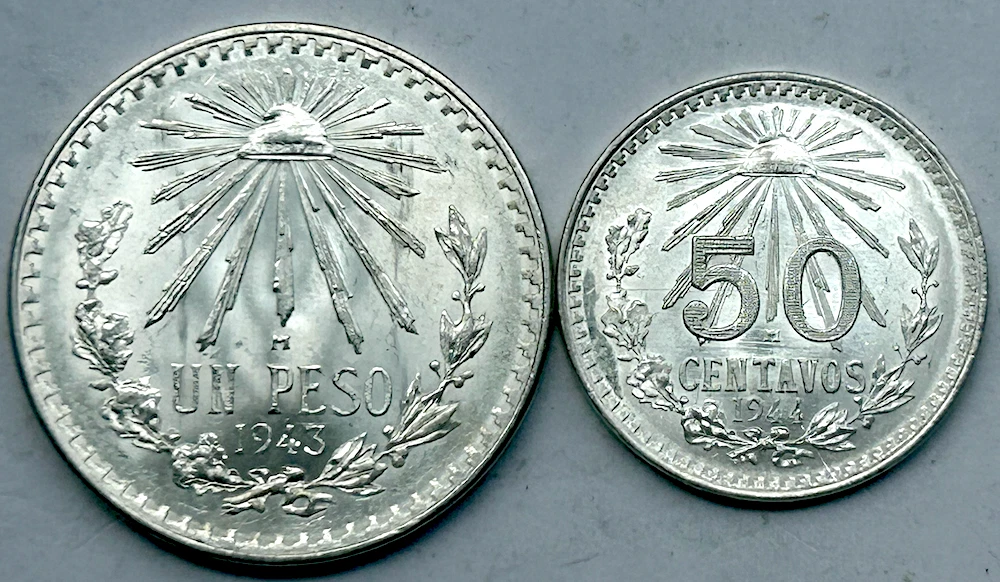 50 Centavos Silver 1943 Year Mexican Coins (1905-Now) | Updated