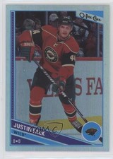 2013-14 O-Pee-Chee Rainbow Foil Justin Falk #492 1z4