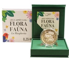 Moneta 0,25€ Euro Flora Margherita 2025 1 Oncia Argento CONFEZIONE SOLO 3000 Pz.