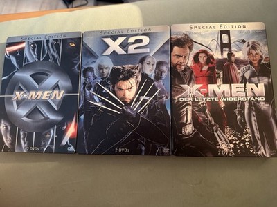 X - Men,X 2 +Letzte Widerstand Special Edition Steelbook je 2 DVDs
