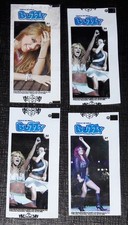 RBD REBELDE LOTE DE 4 CARTAS CHICLE NUEVO 2006 DULCE MARIA ANAHÍ BRASIL RARO
