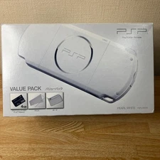 SONY PSP-3000 Pearl White Value Pack Handheld Console Tested With Box