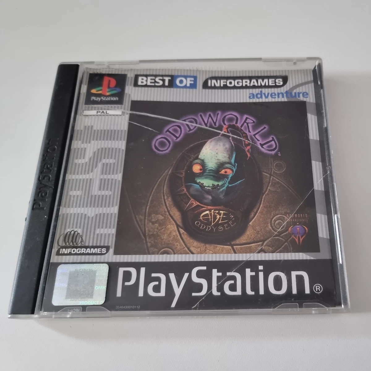ODDWORLD ABES ODDYSEE PS1 Playstation 1 PS One manuel d'instructions uniquement EUR 14,24