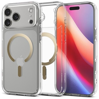 Spigen Ultra Hybrid Mag MagSafe Hülle für iPhone 17 Pro Max Gold