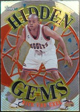 2000-01 Topps - Hidden Gems Basketball Nick Van Exel #HG9 VG