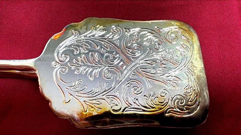 International Silver Company Silverplate Serving Tongs Set w/ Box Vintage