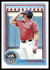Hogan Nelson 2025 Panini Stars & Stripes USA Baseball #147 MLB READ FREE SHIP