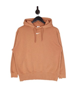 Nike Hoodie Gr. Small in Orange Damen Relaxed Fit Kapuzenpullover Swoosh